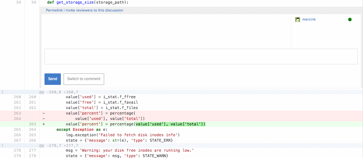 RhodeCode Live Chat on Code